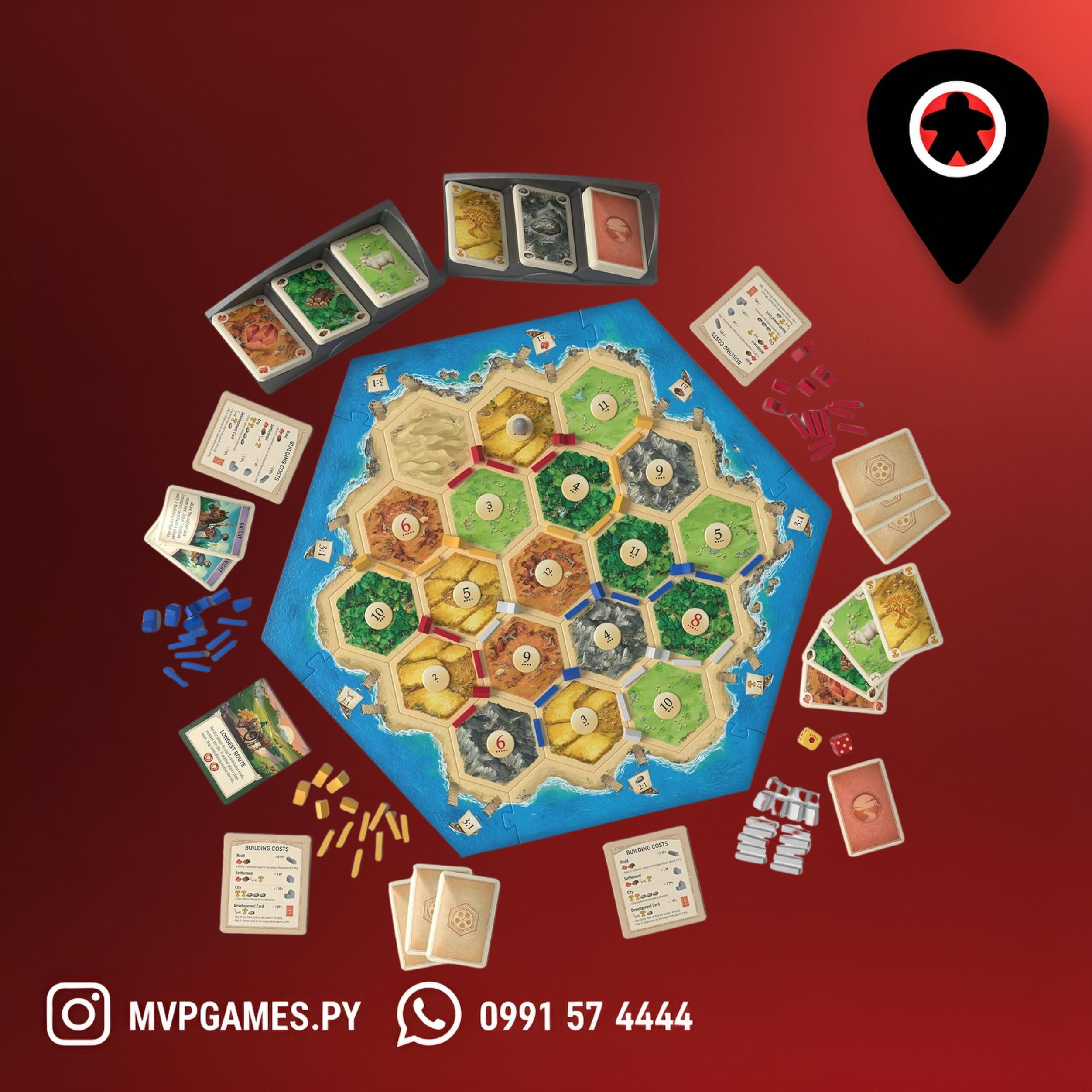 catan tablero